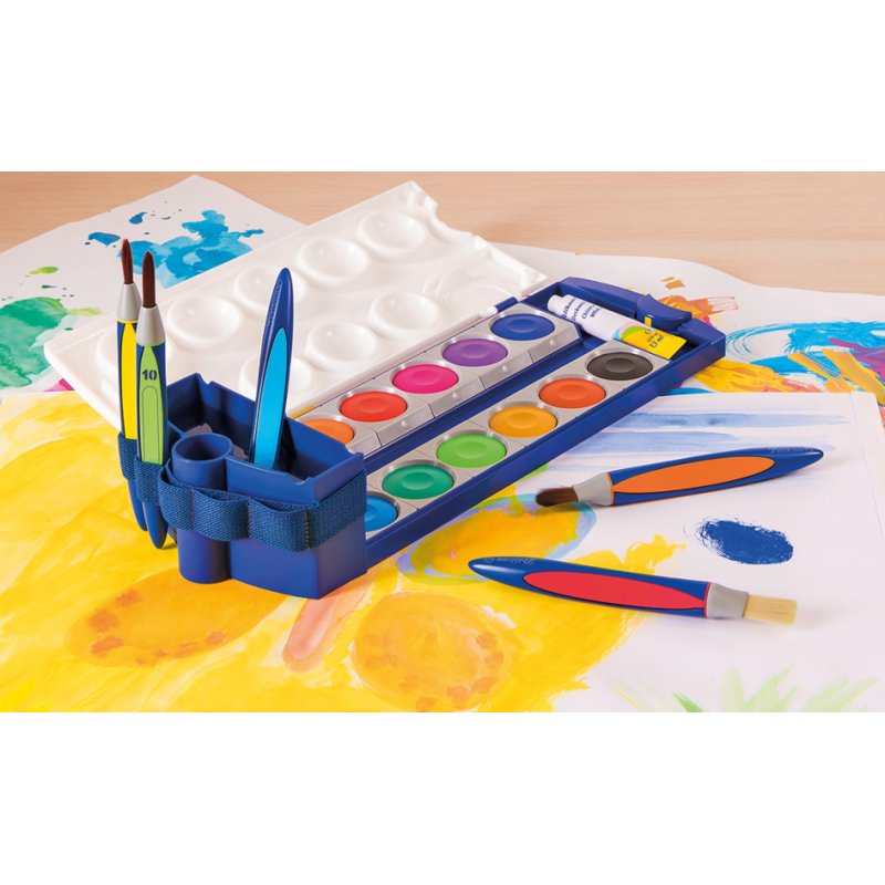 Pelikan Griffix school brush set, 3-piece, synthetic bristles
